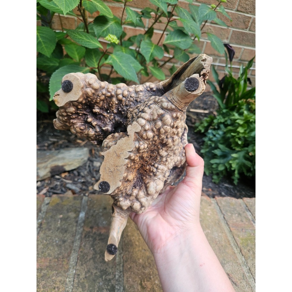 Vintage John Perry Orca Whale Mother & Calf Sculpture On Burl Wood - Picture 10 of 13